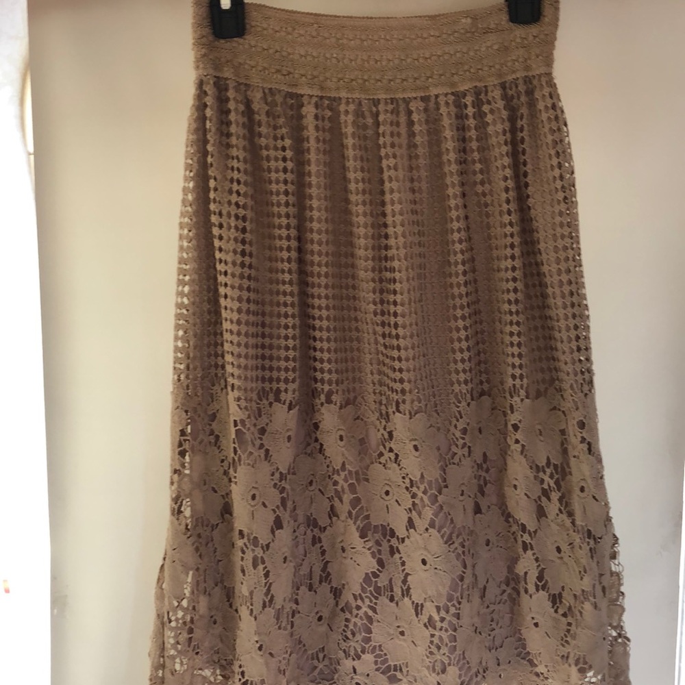 Crocheted skirt